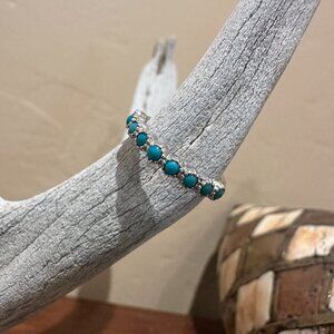 Genuine Turquoise Ring - Dainty Ring